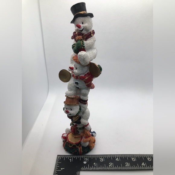 Abbott Collection Snowman Totem Pole - Picture 4 of 7
